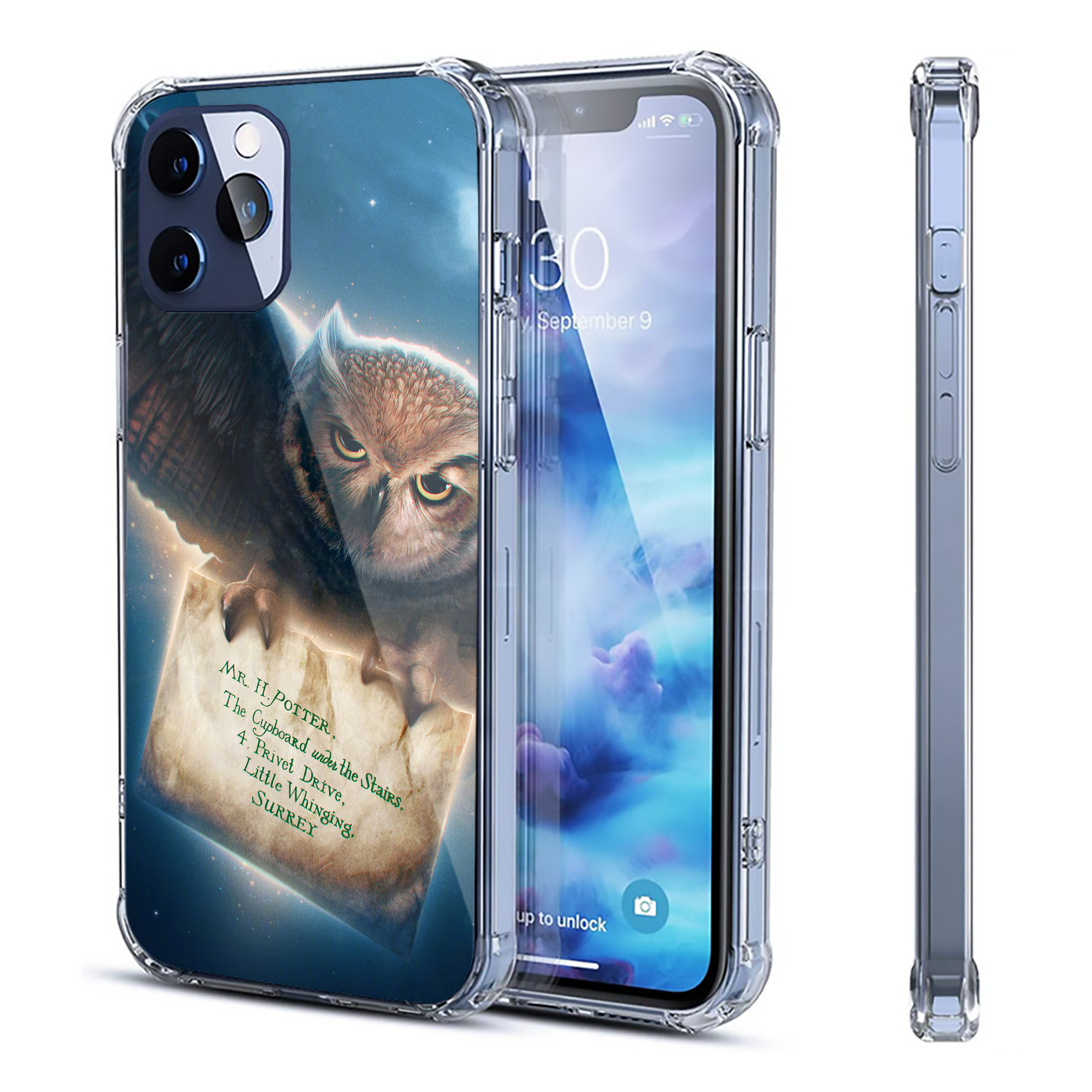 （画像用） Harry Potter ハリー・ポッターシリーズ 【iPhone 12シリーズ対応】透明スマホケース（クリアソフトケース）